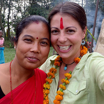 Eliza in Nepal